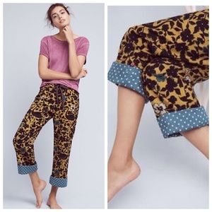 Anthropologie Lilka Birdsong Floral Pajama Pants